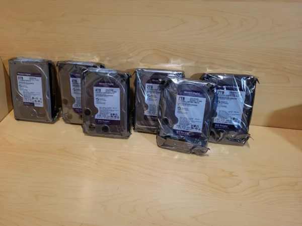 WD Purple 3.5" Surveillance HDD – Optimized Storage for CCTV DVRs & NVRs