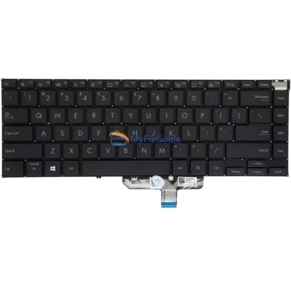 OEM Replacement Keyboard for Asus ZenBook 14 UX431F / UX434F – US English, Backlit, Frameless