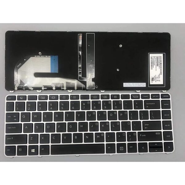OEM Replacement Keyboard for HP EliteBook 840 G3 / 840 G4 / 745 G3 / 745 G4 – US Layout, Backlit, Frameless