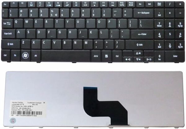 OEM Replacement Keyboard for Acer Aspire 5734 / 5541 / 5241 Series – US English Layout – Non-Backlit
