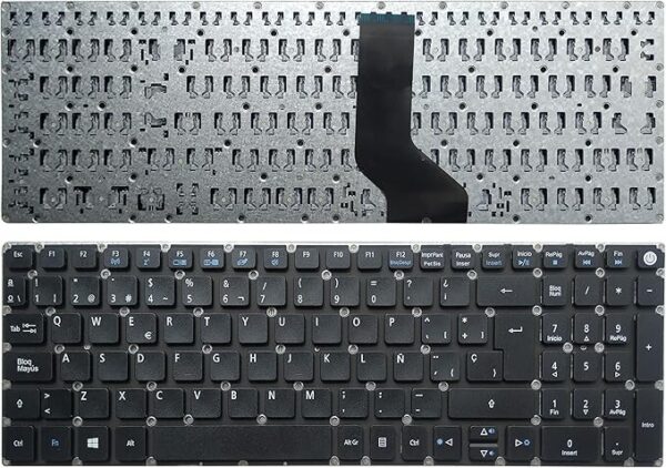 OEM Replacement Keyboard for Acer Aspire E5-722 / E5-773 Series –  with Numeric Keypad & Power Button