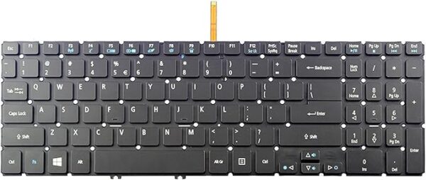 OEM Replacement Keyboard for Acer Aspire V5-572 / V5-573 / E1-572 Series – US English Layout with Backlight & Numeric Keypad