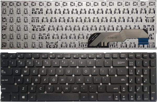 OEM Replacement Keyboard for Asus X541 / X541S / X541SA / R541 / A541 / F541 Series – US English, Non-Backlit, Straight Enter