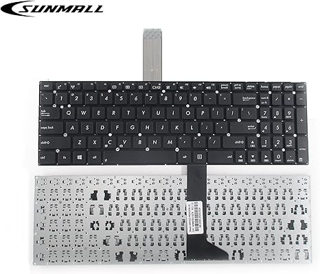 OEM Replacement Keyboard for Asus X550 / X550C / X550CA / F550 / K550 / R510 Series – US English, Non-Backlit, Without Frame (No Palmrest)