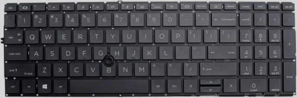 OEM Replacement Keyboard for HP EliteBook 850 G8 / 855 G8 – US Layout, Backlit, Frameless with Numpad