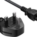 Original Flower Power Cable 3-Pin UK Plug to IEC C5 Mickey Mouse Laptop Adapter Cord Datacom Nairobi Kenya