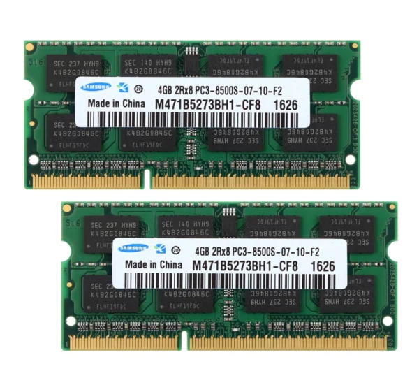 Laptop RAM – 8GB DDR3 / DDR3L SODIMM – Samsung – 8500S / 10600U / 12800S / 12800