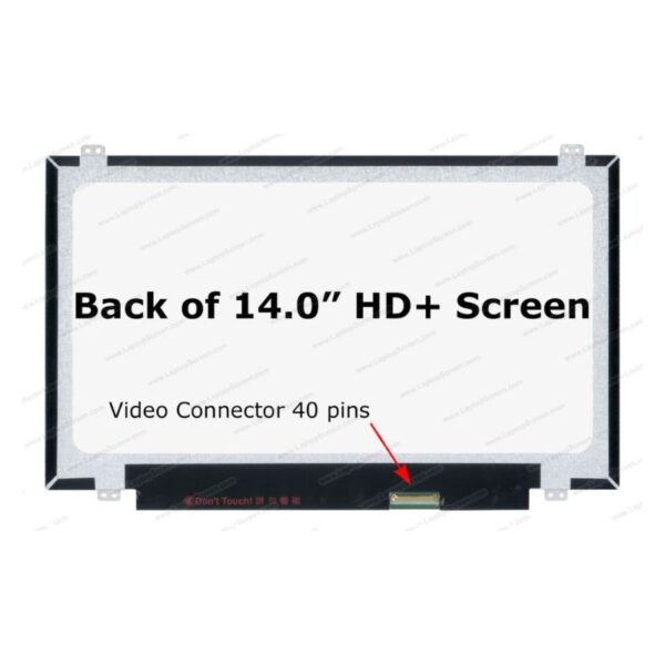 14.0″ 40-Pin Slim HD+ Laptop Screen – Compatible with HP EliteBook 9480m – Non-Touch (OEM-Compatible)