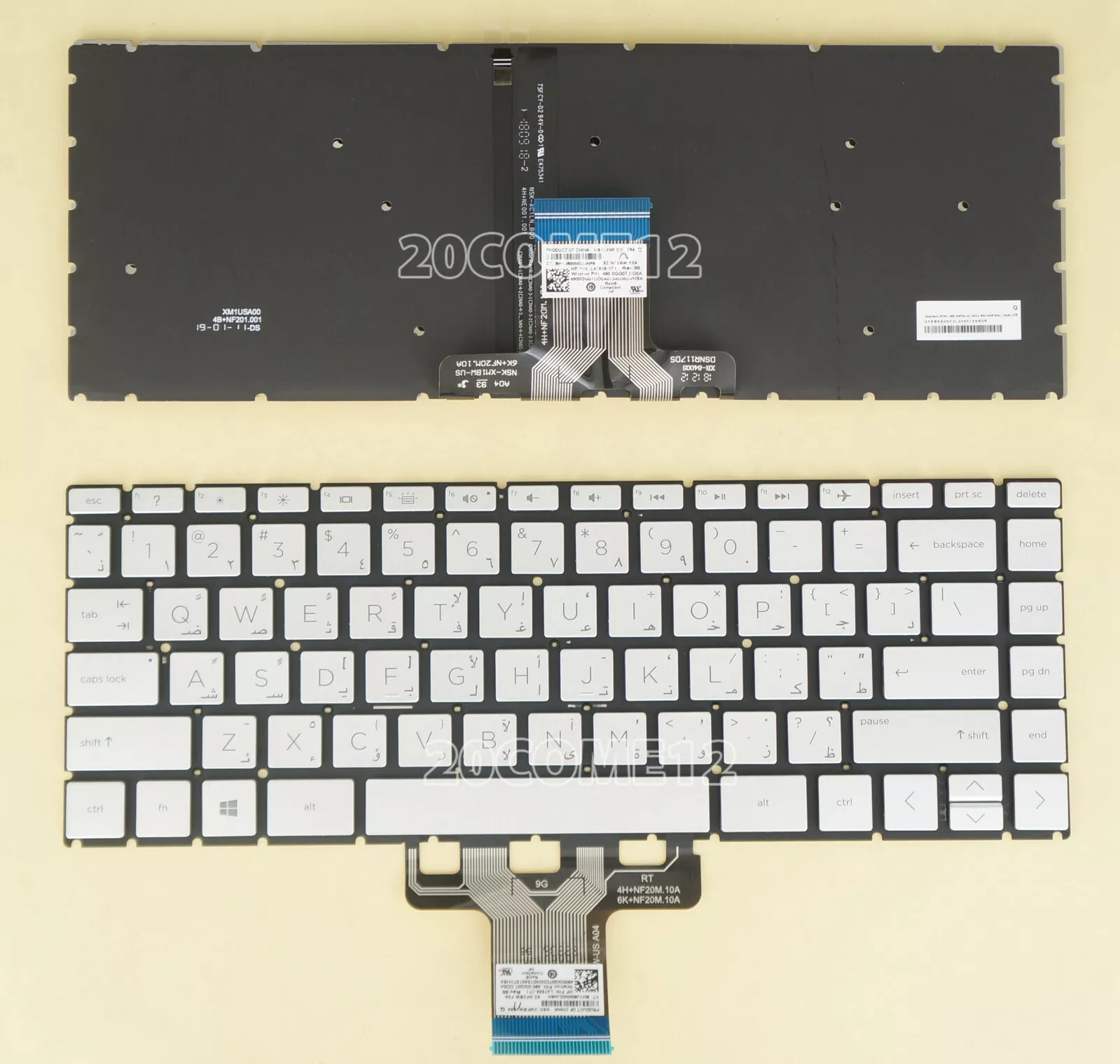 OEM Replacement Keyboard for HP Pavilion 14-cd Series – US English – Frameless Internal Module – Nairobi, Kenya - Image 10