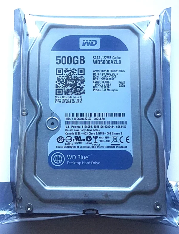 WD Blue 3.5" SATA Internal Hard Drive – Reliable Everyday Storage for Desktop PCs