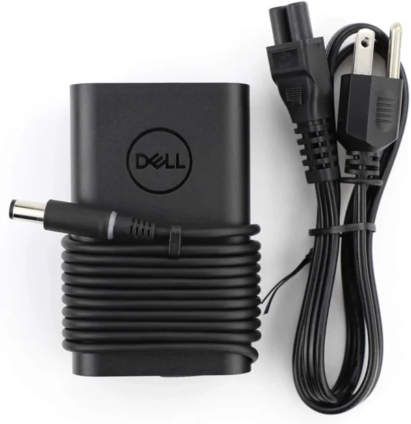 Original Dell 19.5V 3.34A (65W) Laptop Charger – Big Pin (7.4mm x 5.0mm) with Central Pin