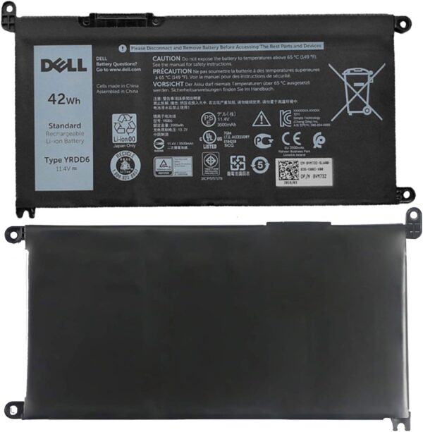 Original Dell YRDD6 Battery for Inspiron 14-5482 / 5468 / 5471 – 11.4V 42Wh (OEM Replacement)