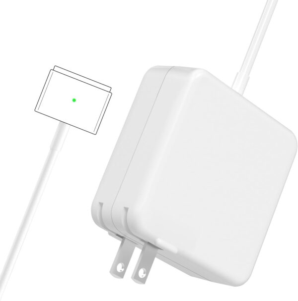 Replacement Apple Macbook A1436 60W T-pin MagSafe 2  AC Adapter – OEM Compatible