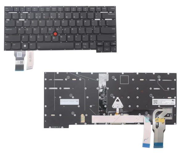 Original Keyboard for Lenovo ThinkPad T14s Gen 2 / P1 Gen 4–5 / X1 Extreme – US Layout, Backlit, Black Frame, With TrackPoint – SN21A22141 – OEM Replacement Datacom Nairobi Kenya