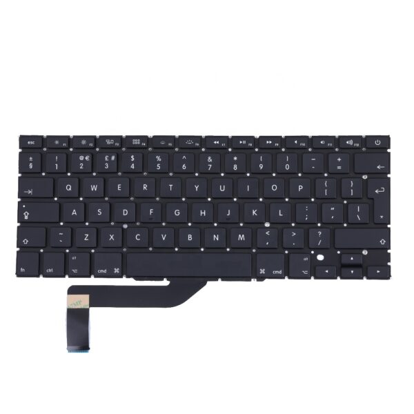 Original Keyboard for MacBook Pro 15" Retina A1398 (2013–2015) – UK Layout, Non-Backlit, Black Keys – OEM Replacement Datacom Nairobi Kenya