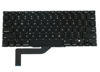 Original Keyboard for MacBook Pro 15″ Retina A1398 (2013–2015) – US Layout, Non-Backlit, Black Keys – OEM Replacement