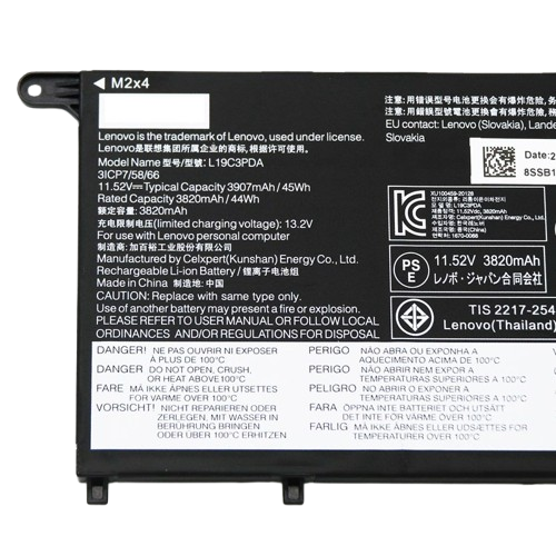 Original Lenovo L19M3PDA Battery – 11.52V 3820mAh (45Wh) – For ThinkBook 14 G2 ITL / 15 G2 ITL – OEM Replacement Datacom Nairobi Kenya